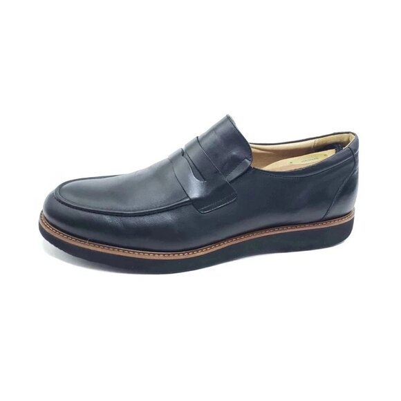 Samuel Hubbard Ivy Legend Men’s Penny Loafers Black Leather Vibram Sole 13 - Picture 1 of 11